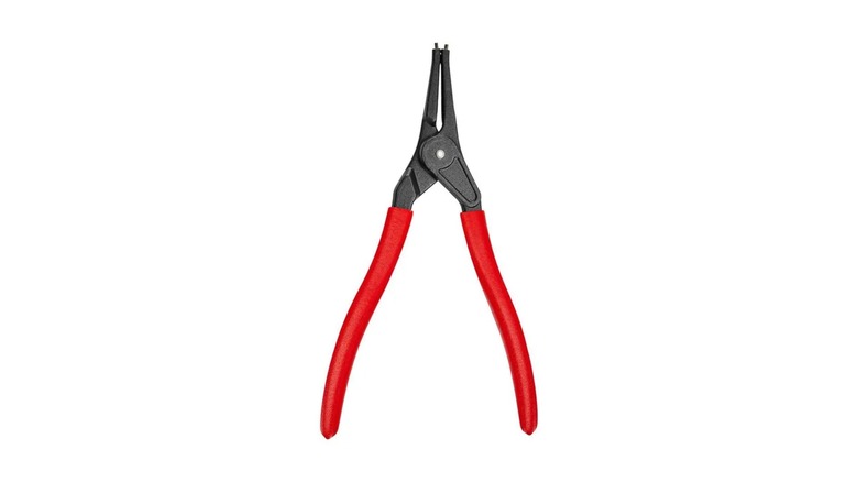 Icon 12-Inch External Straight Precision Snap Ring Pliers showing the tip design.