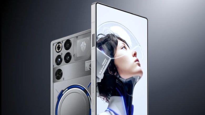 Redmagic Pro 11 smartphone highlighting its industrial design and cooling capabilities.