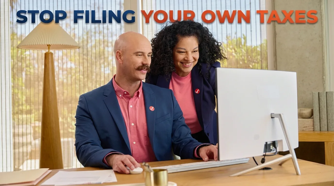 A screen displaying a professional tax expert profile during the TurboTax matching process.