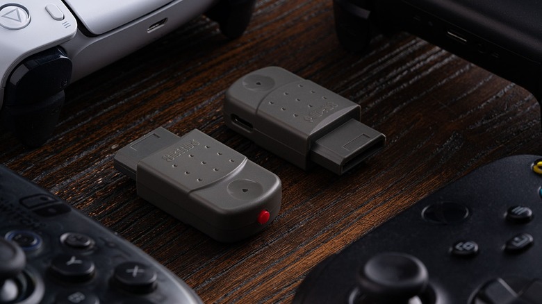 8BitDo Saturn and Genesis Retro Receiver wireless adapter for original console ports.