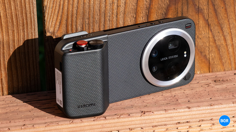 Xiaomi 17 Ultra mounted with its professional camera grip and filter kit.