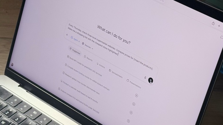 A MacBook Pro screen displaying the ChatGPT desktop application.