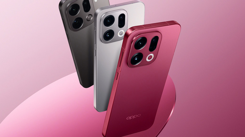 Front and back view of the Oppo Find X9 Pro smartphone.