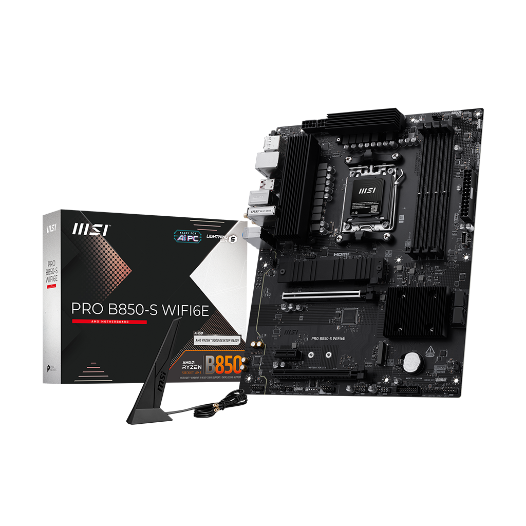 MSI PRO B850-S WIFI6E motherboard