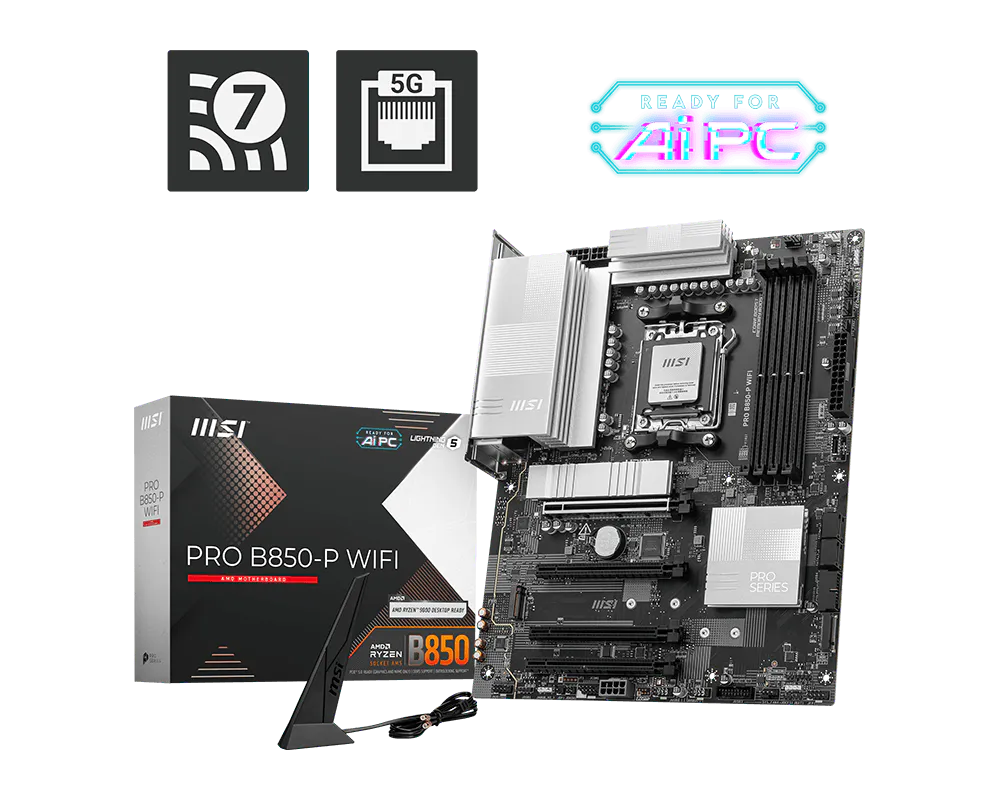 MSI PRO B850-P WIFI motherboard