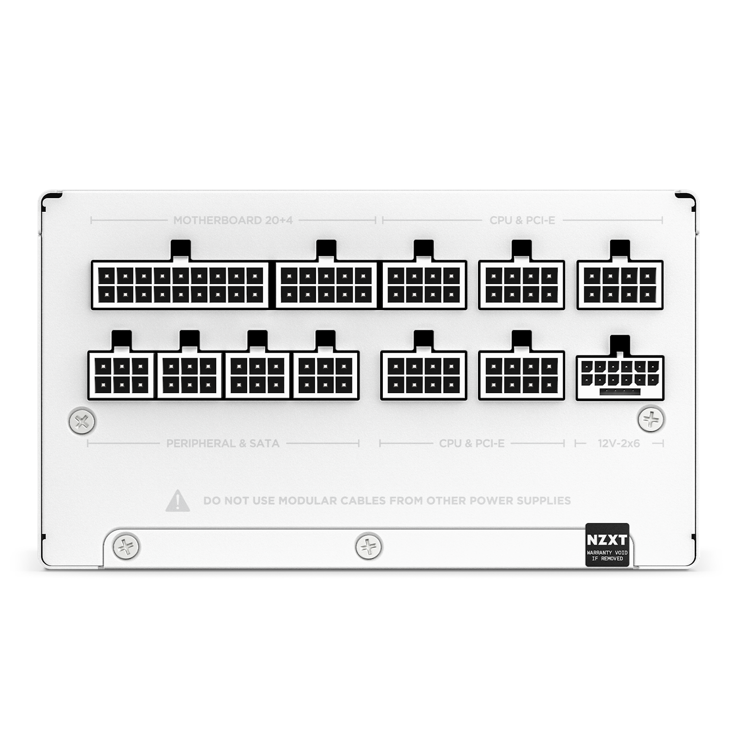 NZXT C1200 Gold ATX 3.1 white power supply