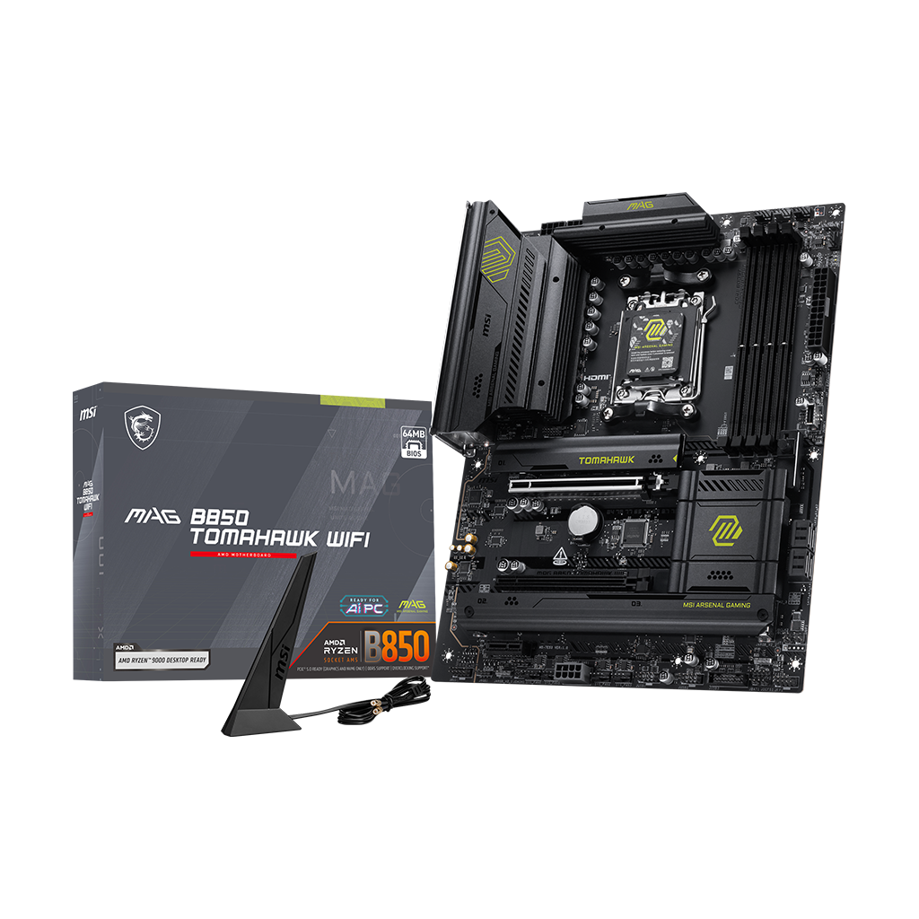 MSI MAG B850 TOMAHAWK WIFI motherboard