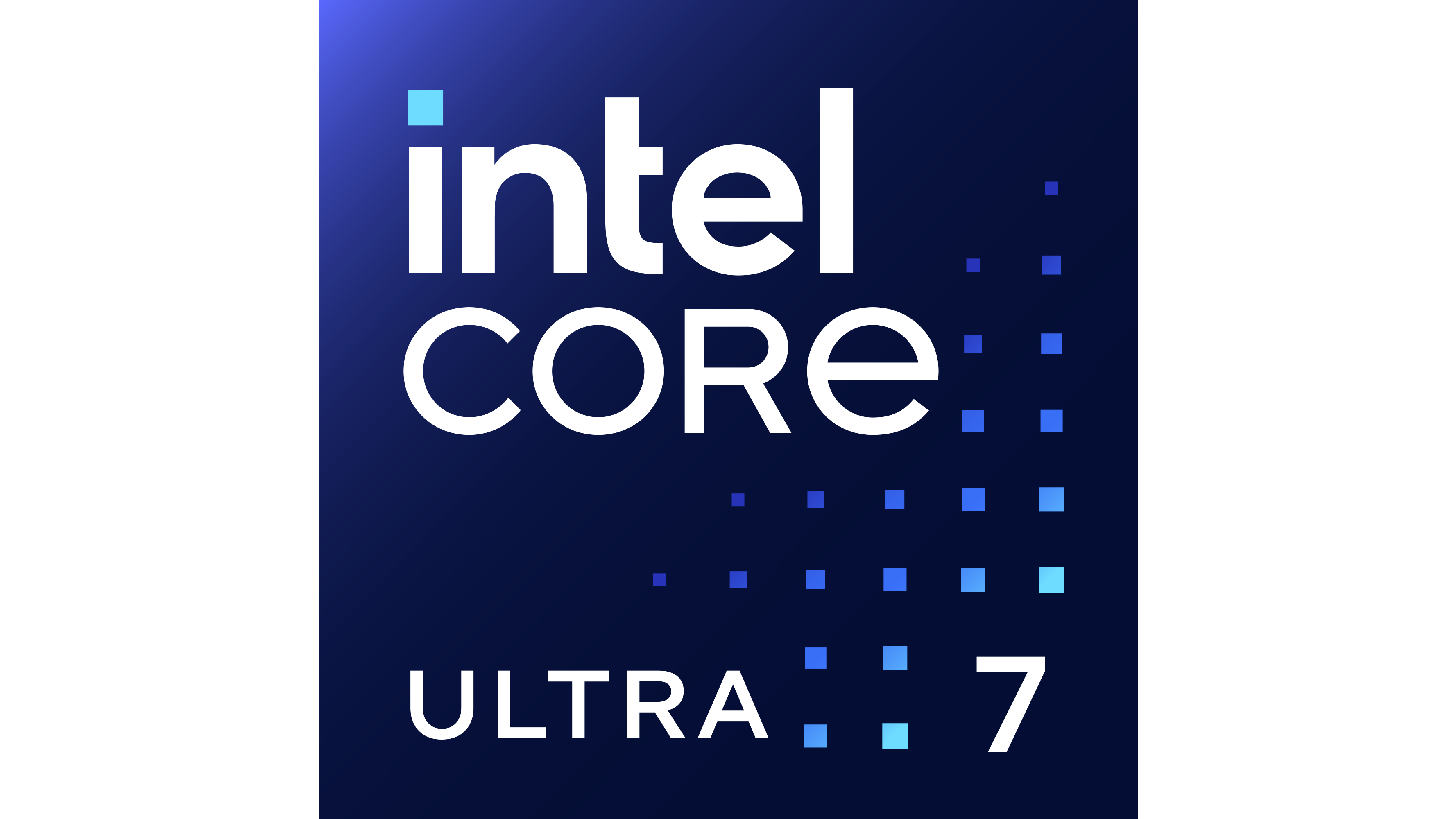 Intel Core Ultra 7 badge for Core Ultra 7 265F