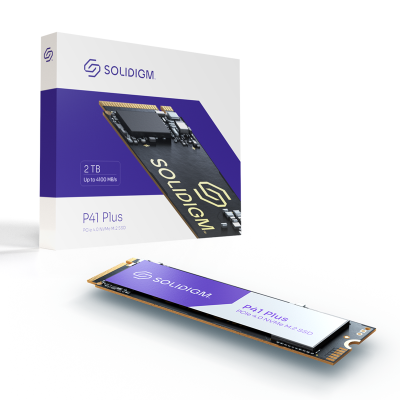 Solidigm P41 Plus 2TB SSD and retail box