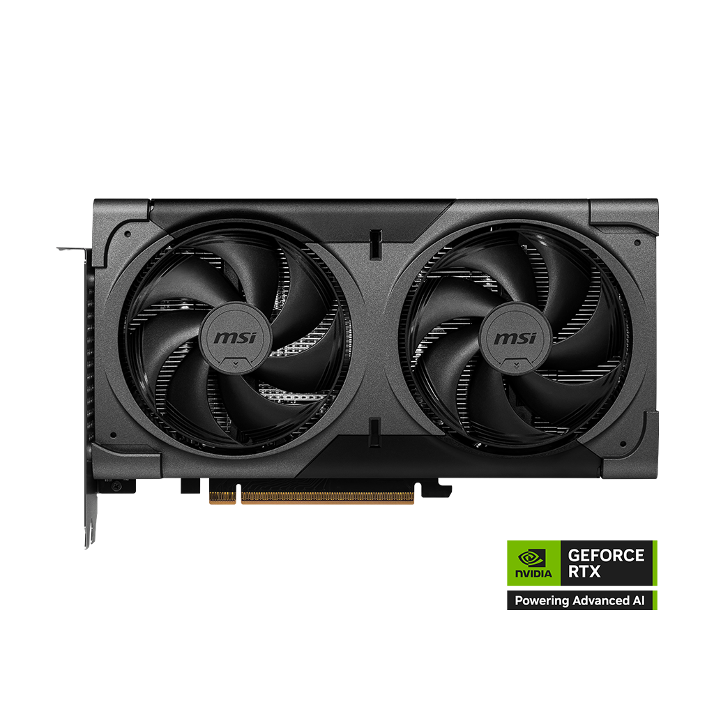 MSI GeForce RTX 5060 Ti 16G VENTUS 2X OC BLACK PLUS graphics card