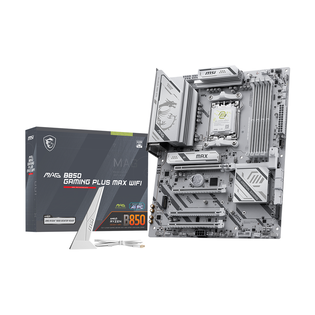MSI MAG B850 GAMING PLUS MAX WIFI motherboard