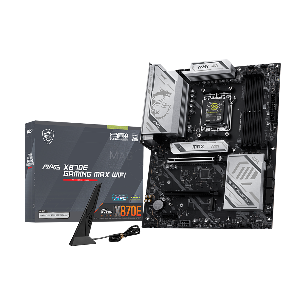 MSI MAG X870E GAMING MAX WIFI motherboard