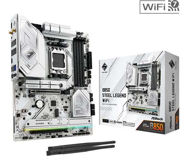 ASRock B850 Steel Legend WiFi motherboard