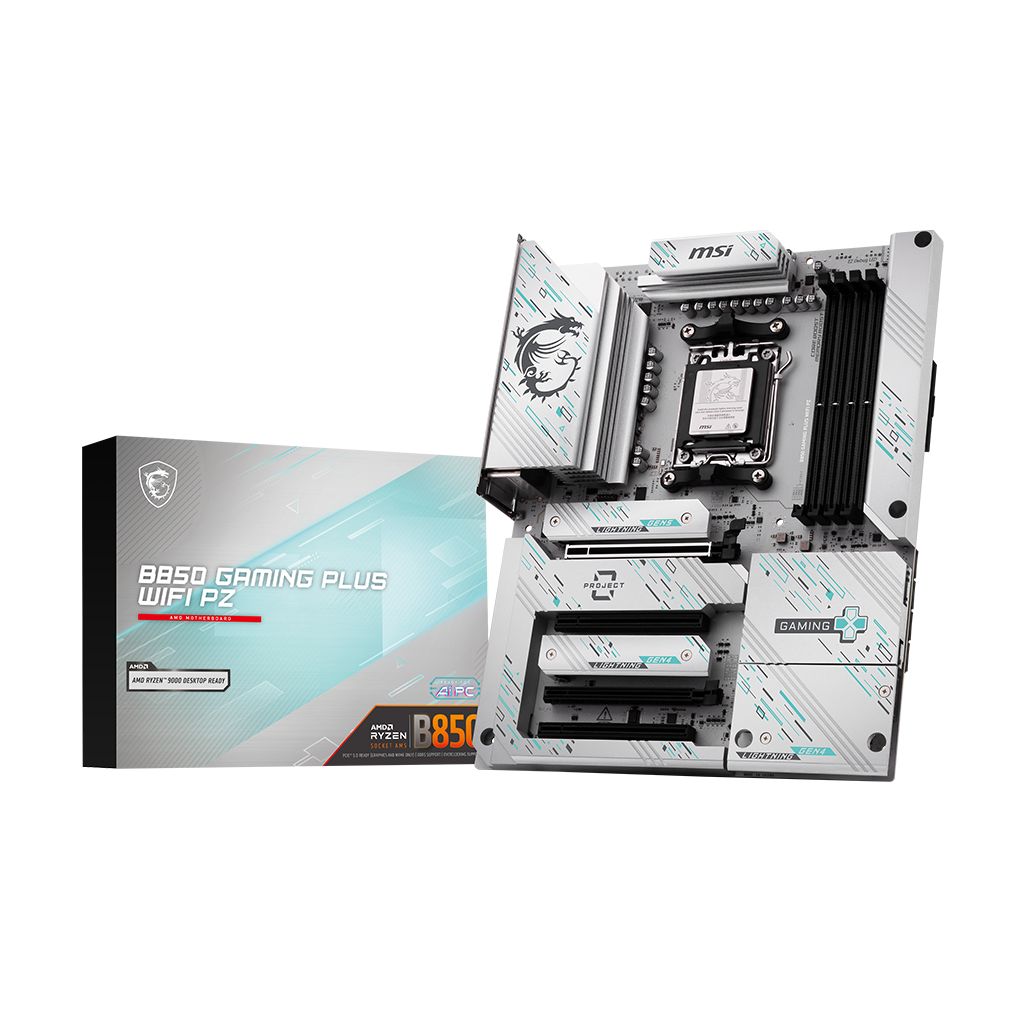 MSI B850 GAMING PLUS WIFI PZ motherboard