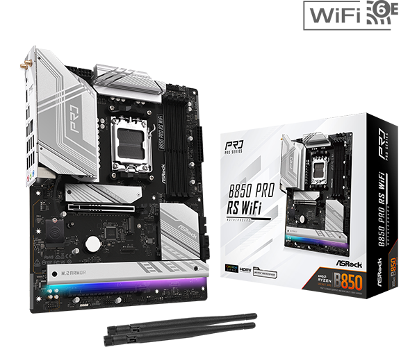 ASRock B850 Pro RS WiFi motherboard