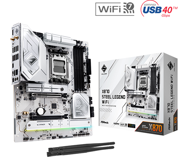 ASRock X870 Steel Legend WiFi motherboard
