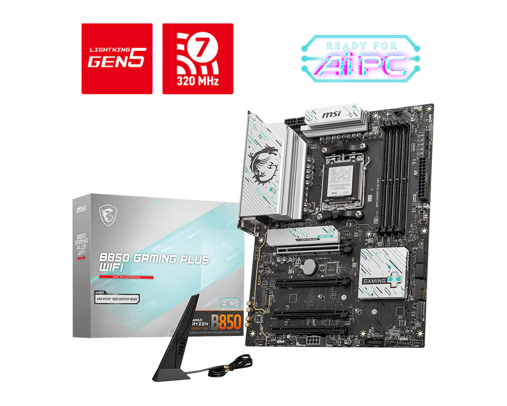MSI B850 GAMING PLUS WIFI motherboard