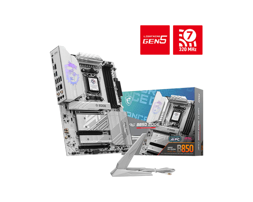 MSI MPG B850 EDGE TI WIFI motherboard
