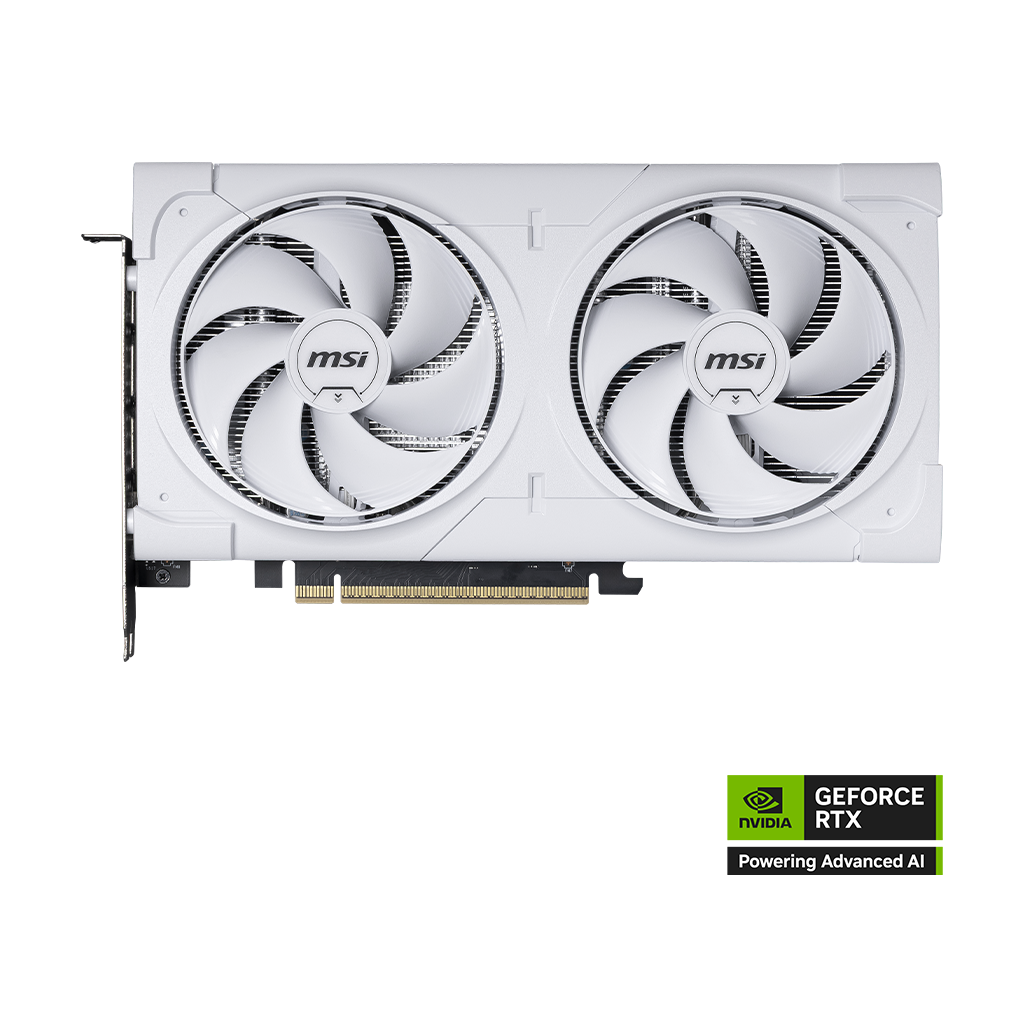 MSI GeForce RTX 5060 Ti 8G VENTUS 2X OC WHITE PLUS graphics card