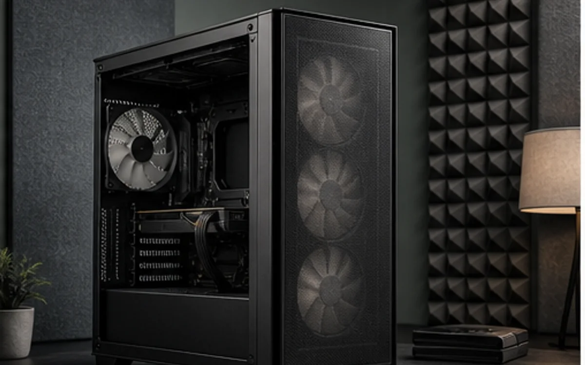 Original TechMuz editorial cover for How to Build a Quiet PC Without Hiding Heat